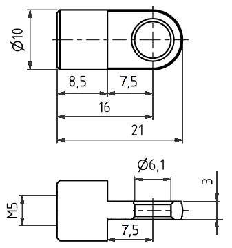 Gasdruckfeder 330-585mm 150N Stabilus